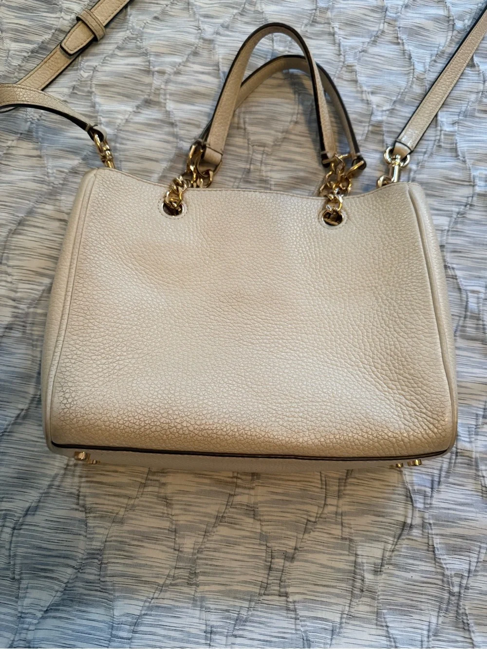 Tory Burch pebbled leather